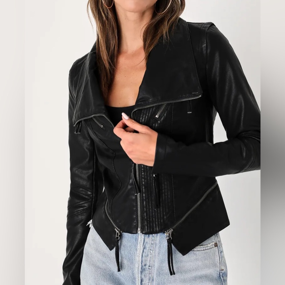 Lulu’s Up on a Tuesday Vegan Leather Jacket